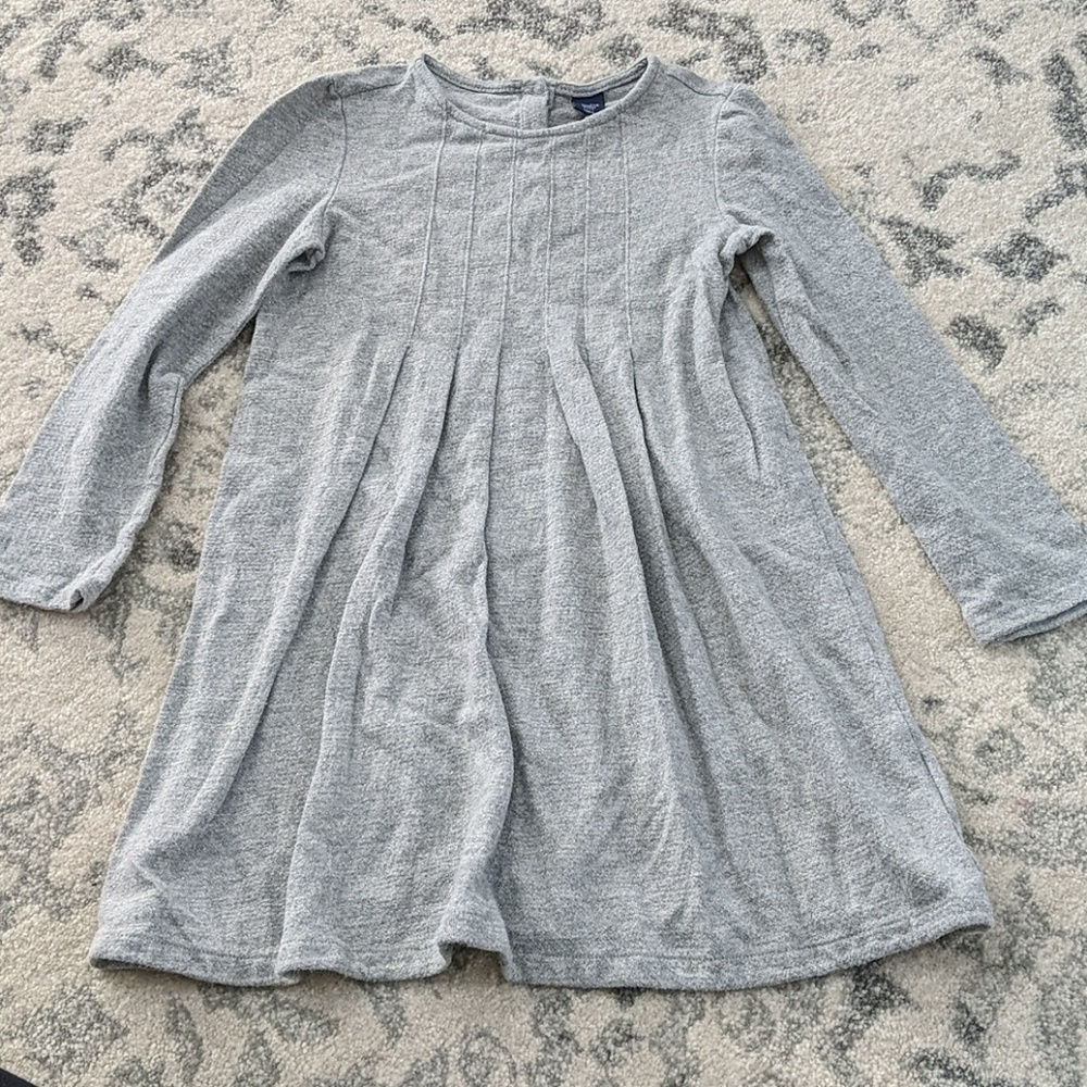 Euc Gap grey shimmery dress toddler 5